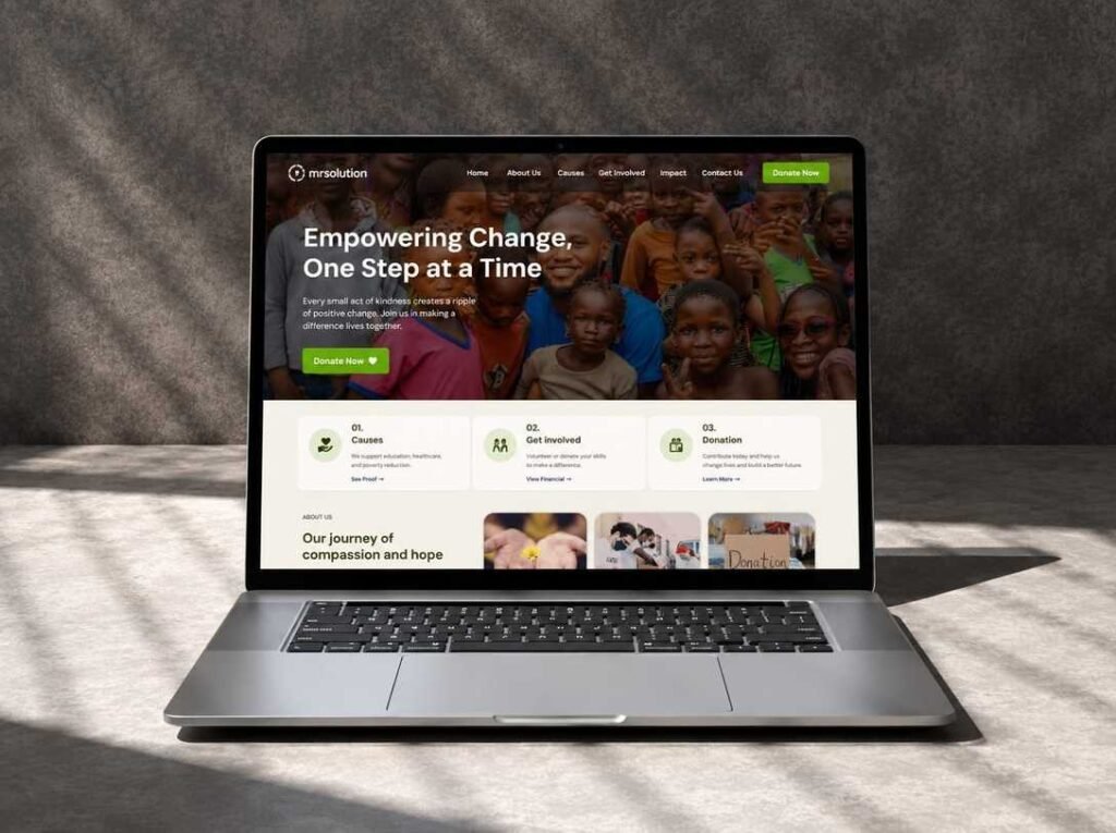 low budget website